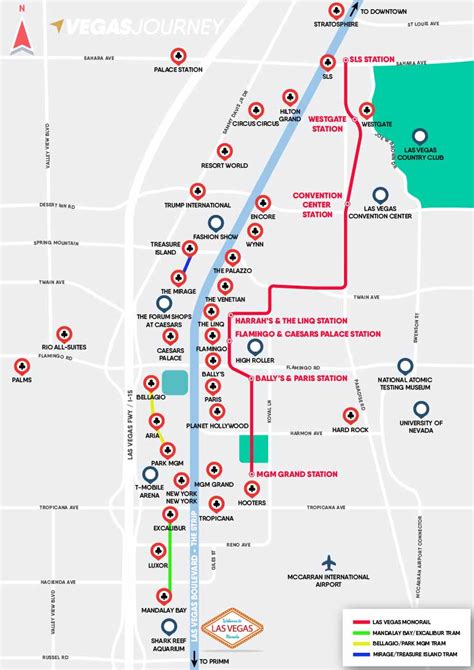 las vegas tram map printable.